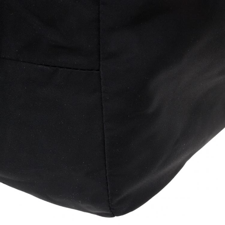 Pre Owned Marc by Marc Jacobs Black Preppy Nylon Pearl Satchel