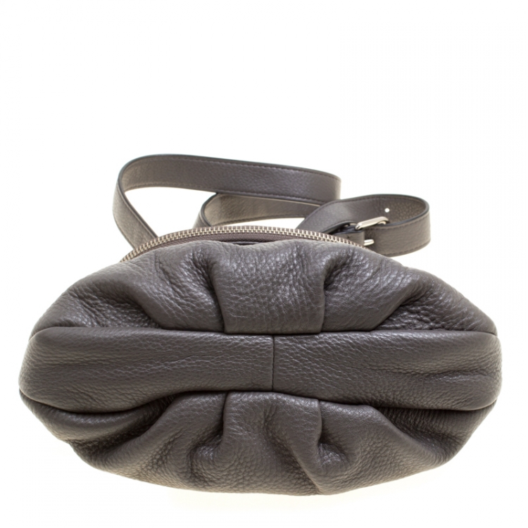 Pre Owned Marc by Marc Jacobs Grey Leather Classic Q Natasha Crossbody Bag