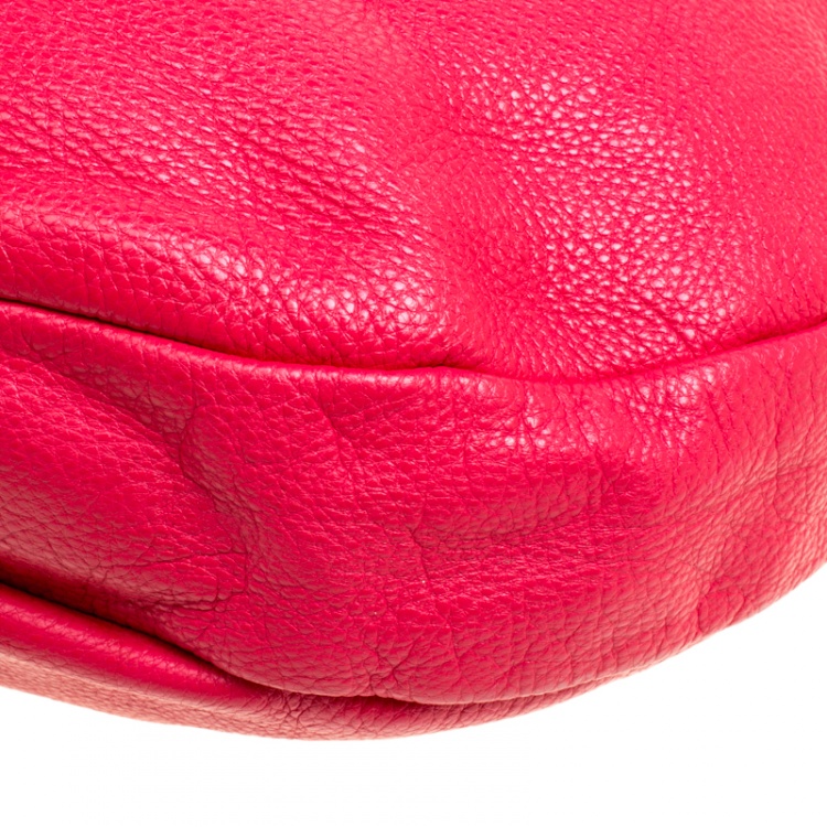 Pre Owned Marc by Marc Jacobs Red Leather Classic Q Hillier Hobo