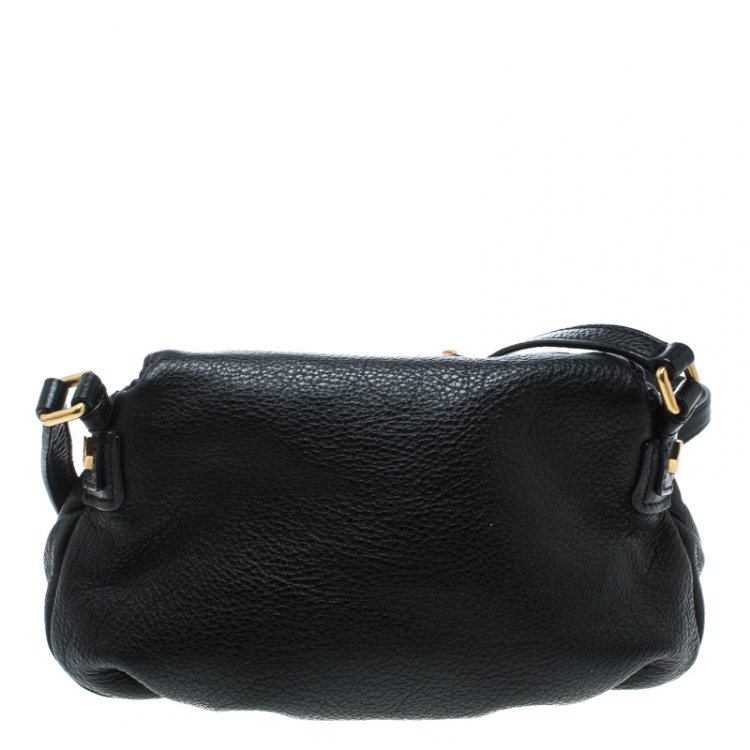 Pre Owned Marc by Marc Jacobs Black Leather Classic Q Natasha Crossbody Bag