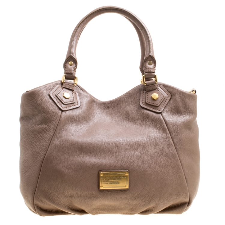Pre Owned Marc by Marc Jacobs Brown Leather Classic Q Francesca Top Handle Bag