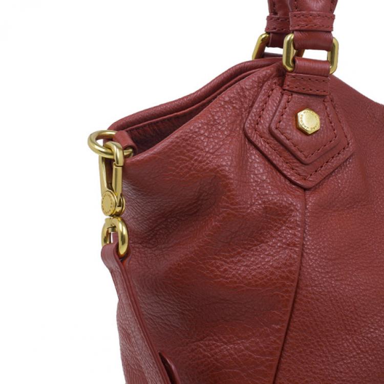 Pre Owned Marc by Marc Jacobs Rouge Leather Classic Q Fran Shoulder Bag