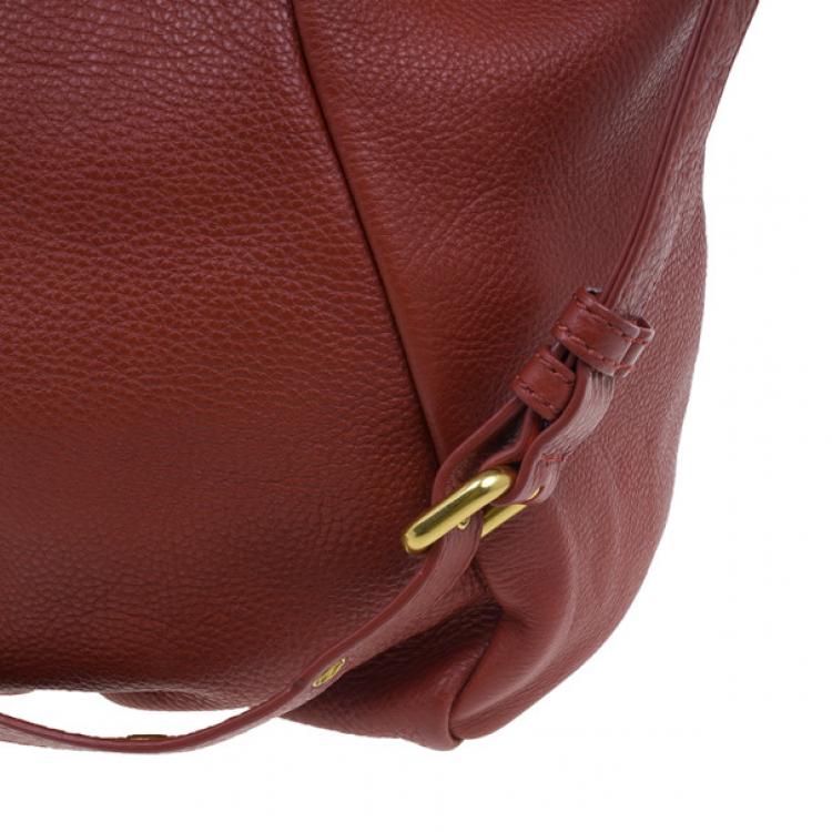 Pre Owned Marc by Marc Jacobs Rouge Leather Classic Q Fran Shoulder Bag