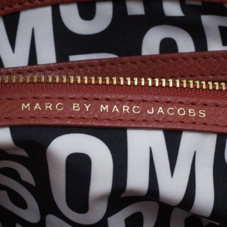 Pre Owned Marc by Marc Jacobs Rouge Leather Classic Q Fran Shoulder Bag