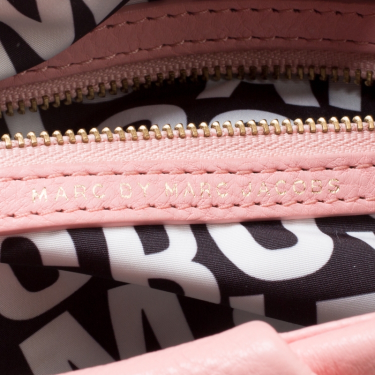 Pre Owned Marc by Marc Jacobs Pink Leather Classic Q Natasha Crossbody Bag