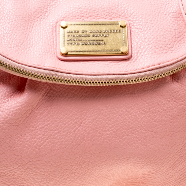 Pre Owned Marc by Marc Jacobs Pink Leather Classic Q Natasha Crossbody Bag