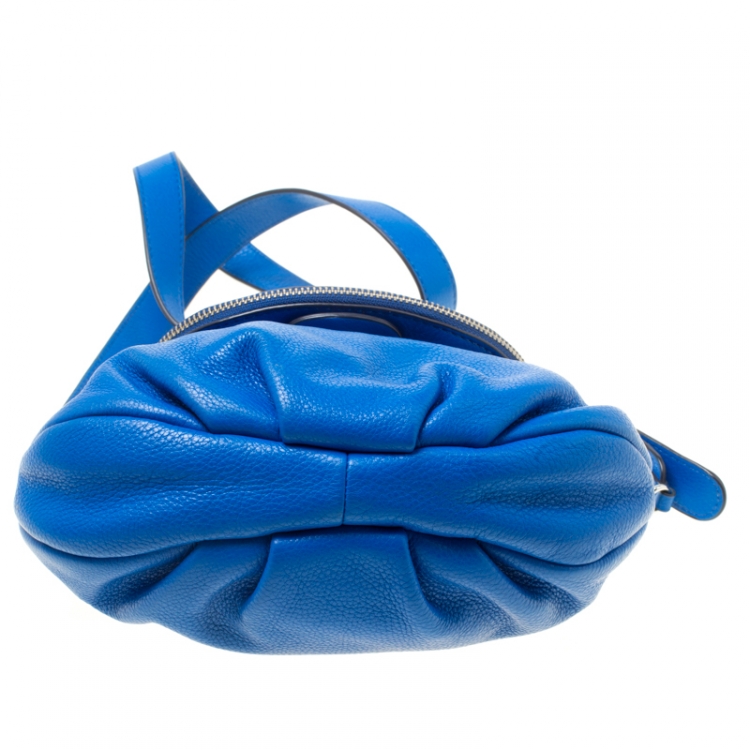 Pre Owned Marc by Marc Jacobs Blue Leather Classic Q Natasha Crossbody Bag
