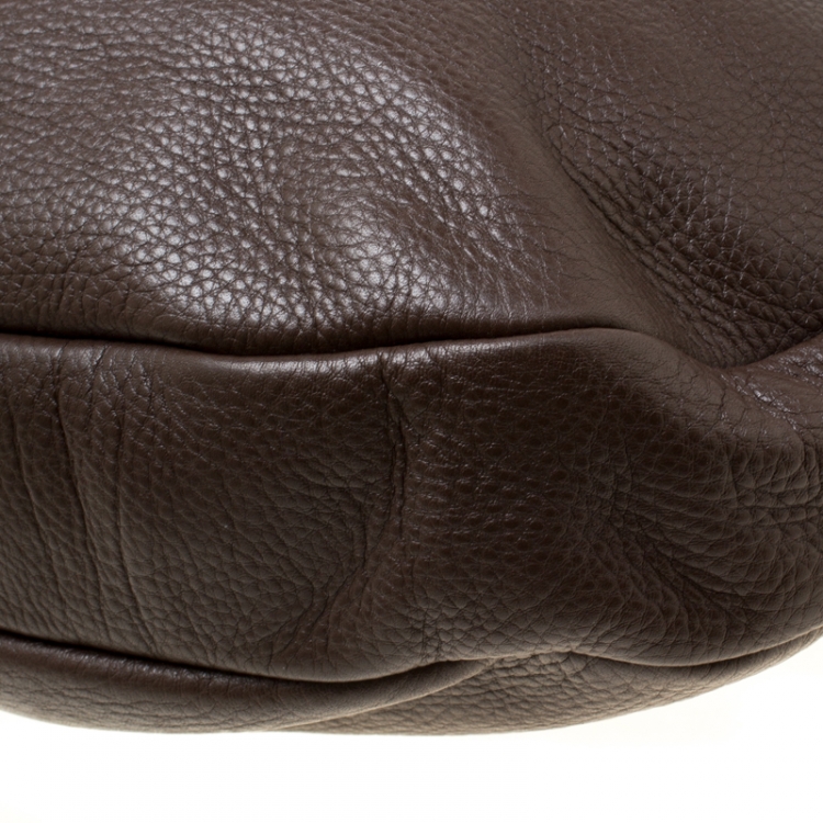 Pre Owned Marc by Marc Jacobs Brown Leather Classic Q Hillier Hobo