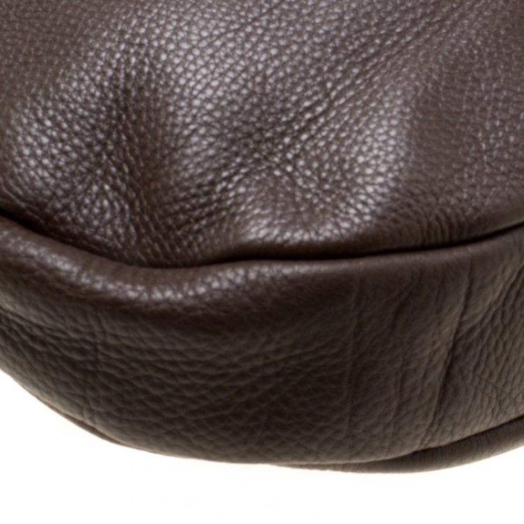 Pre Owned Marc by Marc Jacobs Brown Leather Classic Q Hillier Hobo