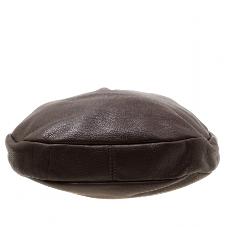 Pre Owned Marc by Marc Jacobs Brown Leather Classic Q Hillier Hobo