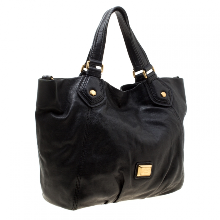 Pre Owned Marc By Marc Jacobs Black Leather Classic Tote
