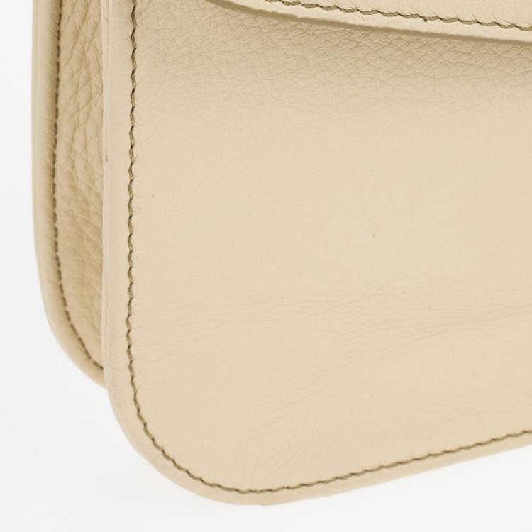 Pre Owned Marc by Marc Jacobs Cream Bianca Clutch 