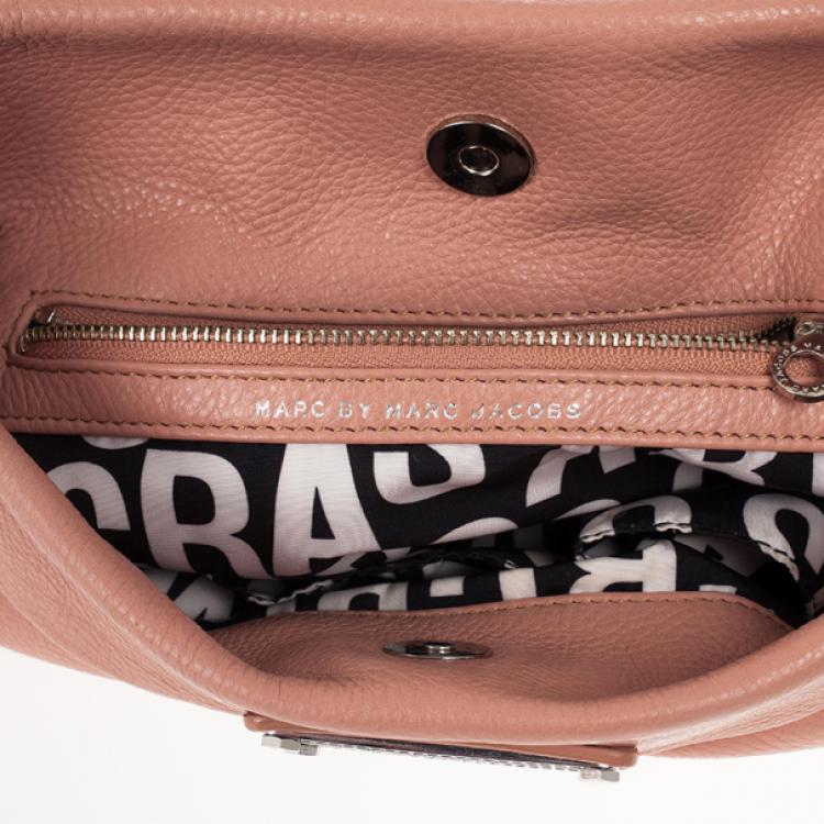 Pre Owned Marc by Marc Jacobs Pink Classic Q Hillier Hobo