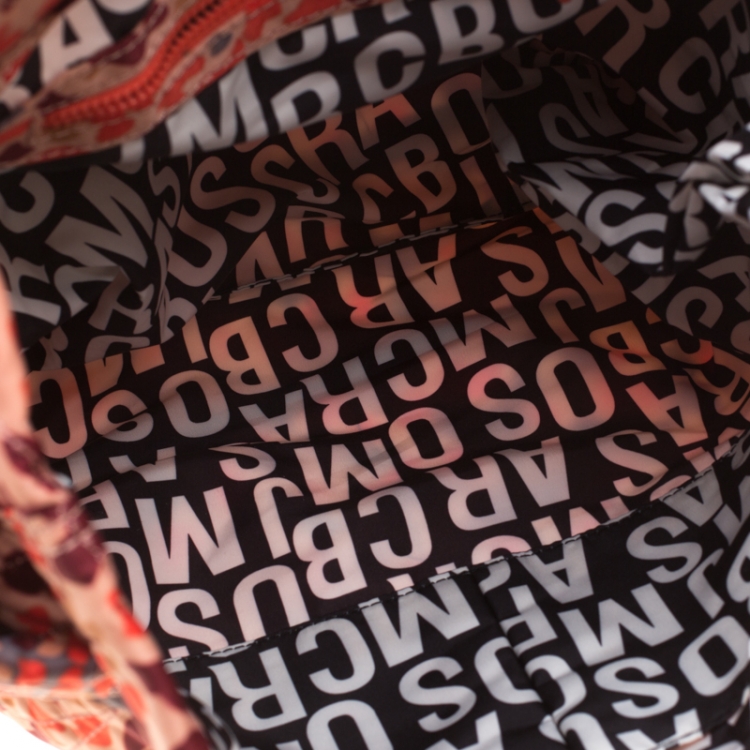 Pre Owned Marc by Marc Jacobs Multicolore Printed Nylon Medium Pretty Tate Tote 