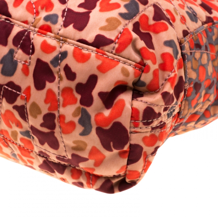 Pre Owned Marc by Marc Jacobs Multicolore Printed Nylon Medium Pretty Tate Tote 