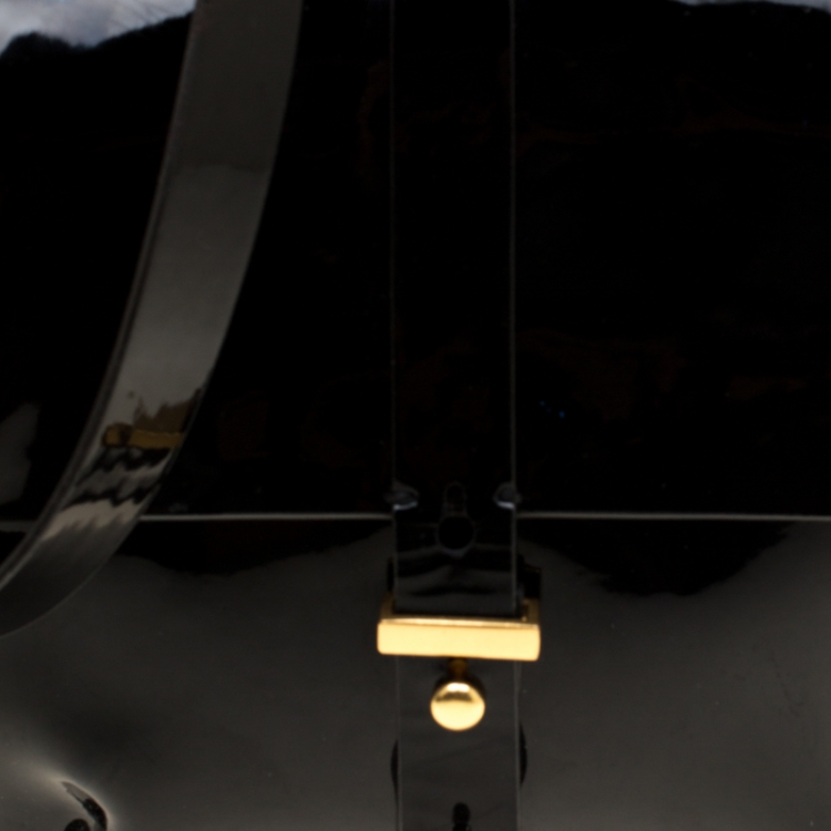 مملوكة مسبقًا Marc by Marc Jacobs Black Patent Leather Crossbody Bag