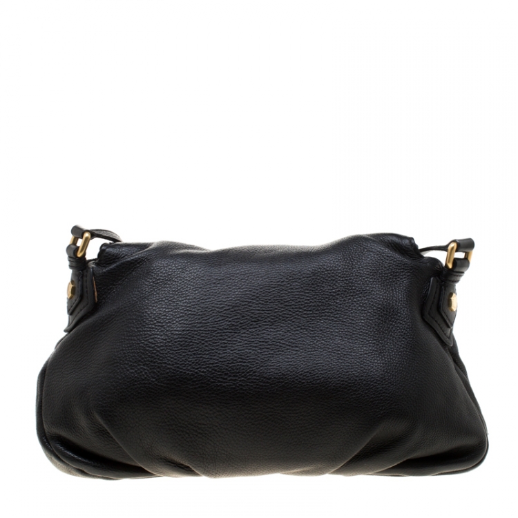 Pre Owned Marc by Marc Jacobs Black Leather Classic Q Natasha Crossbody Bag