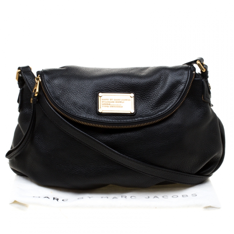 Pre Owned Marc by Marc Jacobs Black Leather Classic Q Natasha Crossbody Bag