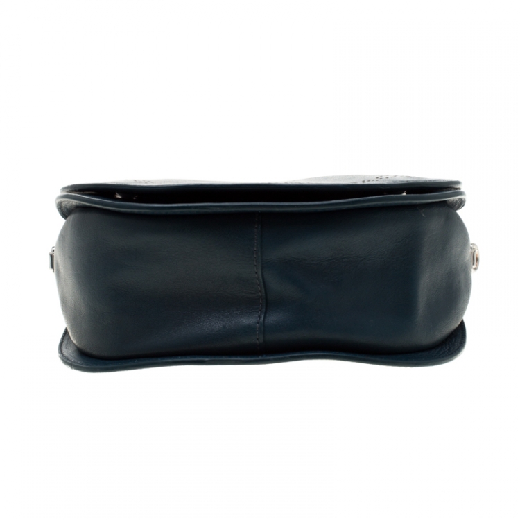 مملوكة مسبقًا Marc By Marc Jacobs Blue Perforated Leather Crossbody Bag