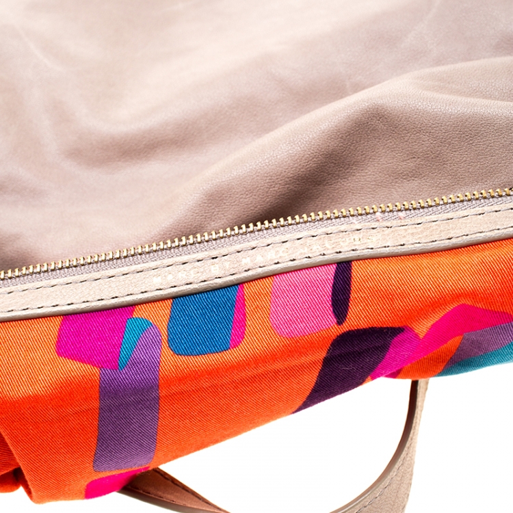 مملوكة مسبقًا Marc by Marc Jacobs Beige Leather Petal to the Metal Natasha Bird Hobo