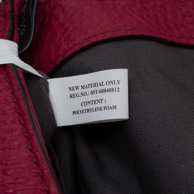 Pre Owned Marc by Marc Jacobs Fuchsia Leather Q Natasha Crossbody Bag