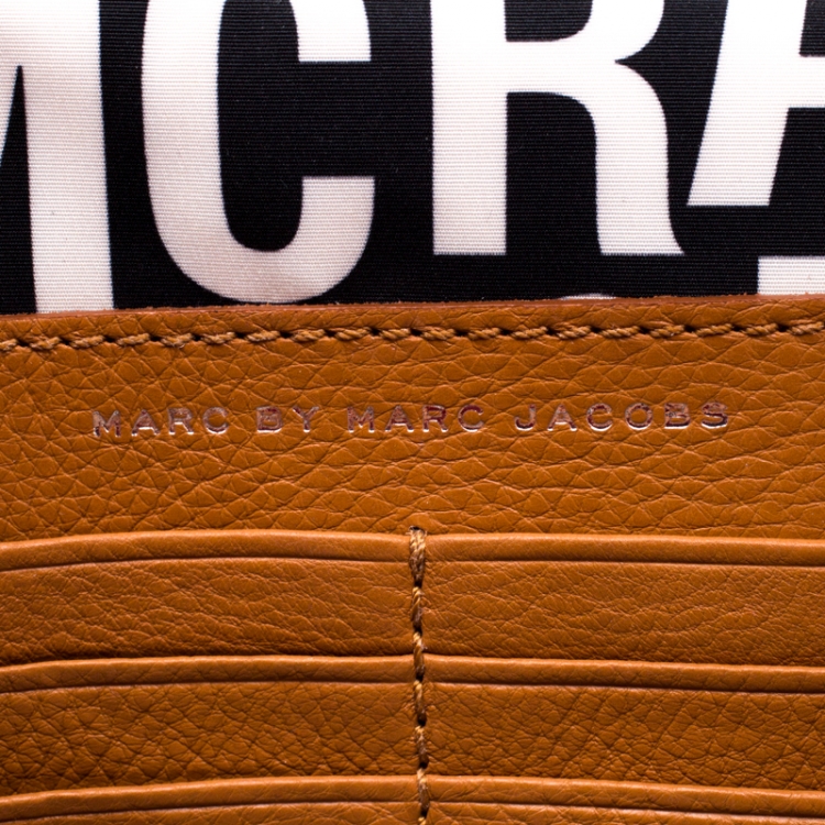 Pre Owned Marc by Marc Jacobs Brown Leather Bianca Jane On A Leash Crossbody Bag