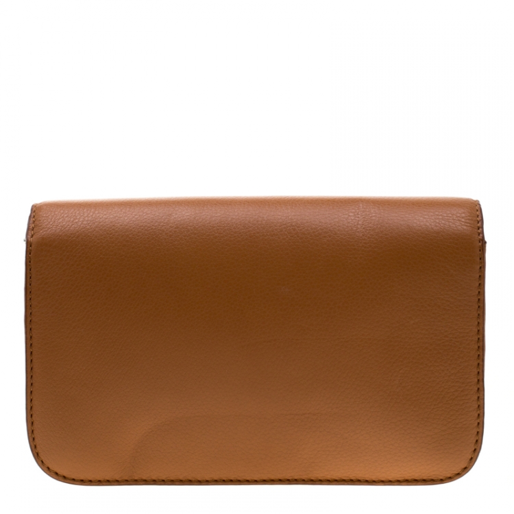 Pre Owned Marc by Marc Jacobs Brown Leather Bianca Jane On A Leash Crossbody Bag