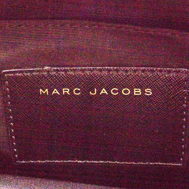 Pre Owned Marc Jacobs Black/Brown Leather Big Shot Tote