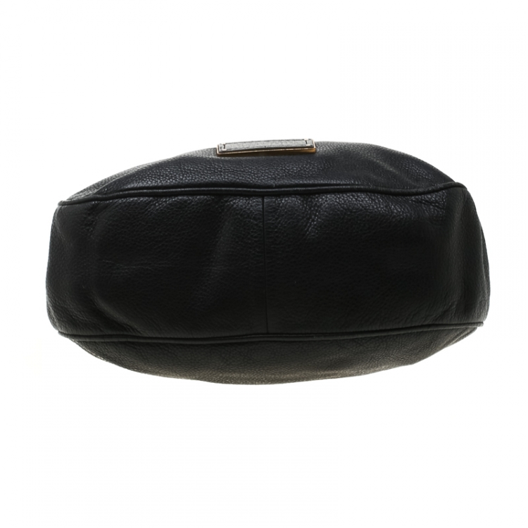 Pre Owned Marc by Marc Jacobs Black Leather Too Hot To Handle Hobo 