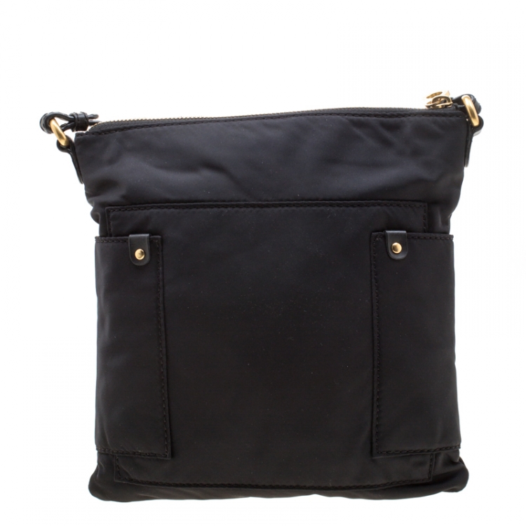 Pre Owned Marc by Marc Jacobs Black Nylon Preppy Sia Crossbody Bag
