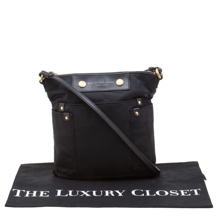 Pre Owned Marc by Marc Jacobs Black Nylon Preppy Sia Crossbody Bag
