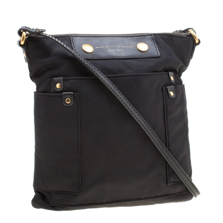 Pre Owned Marc by Marc Jacobs Black Nylon Preppy Sia Crossbody Bag