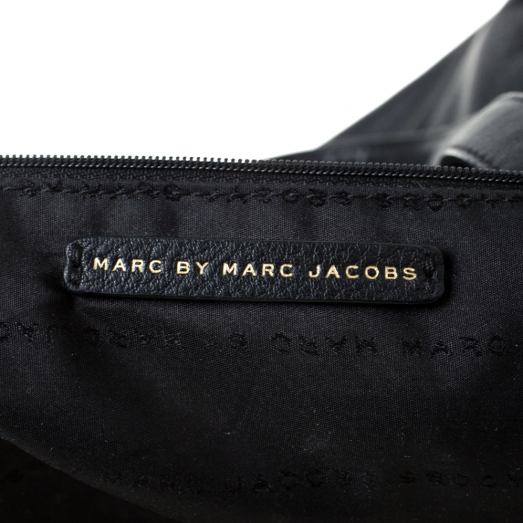 Pre Owned Marc By Marc Jacobs Black Leather Tote