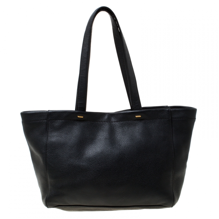 Pre Owned Marc By Marc Jacobs Black Leather Tote
