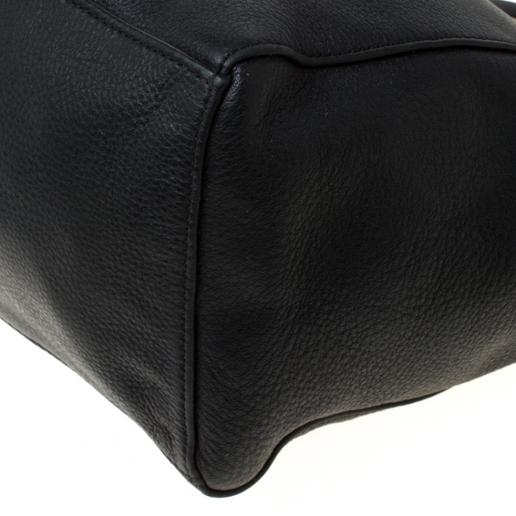 Pre Owned Marc By Marc Jacobs Black Leather Tote