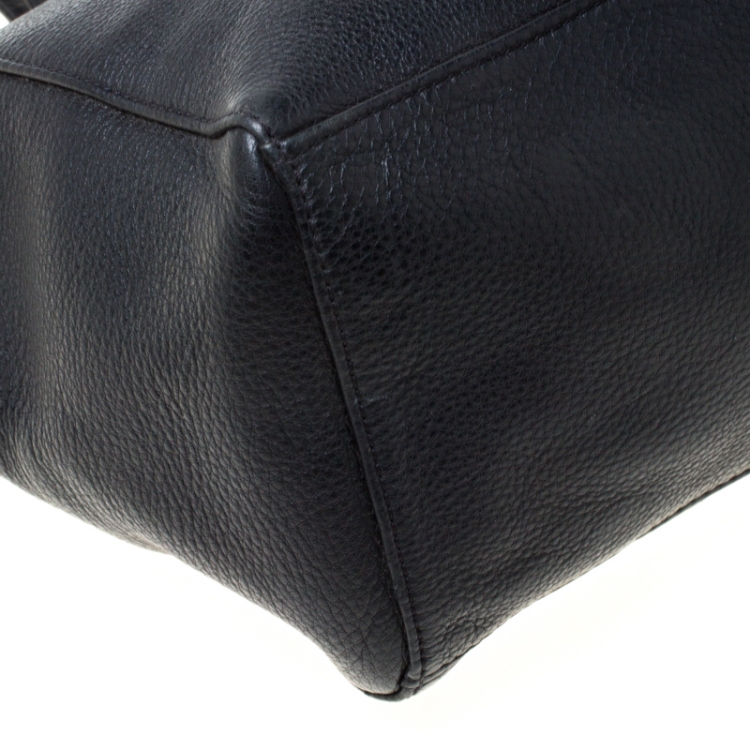 Pre Owned Marc By Marc Jacobs Black Leather Tote