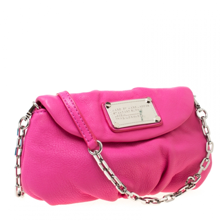 مملوكة مسبقًا Marc by Marc Jacobs Pink Leather Classic Q Karlie Crossbody Bag