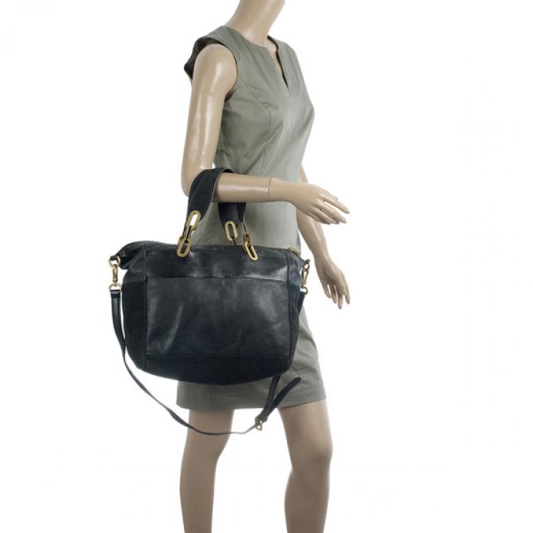 مملوكة مسبقًا Marc by Marc Jacobs Black Leather And Suede Tote