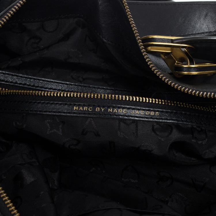 مملوكة مسبقًا Marc by Marc Jacobs Black Leather And Suede Tote