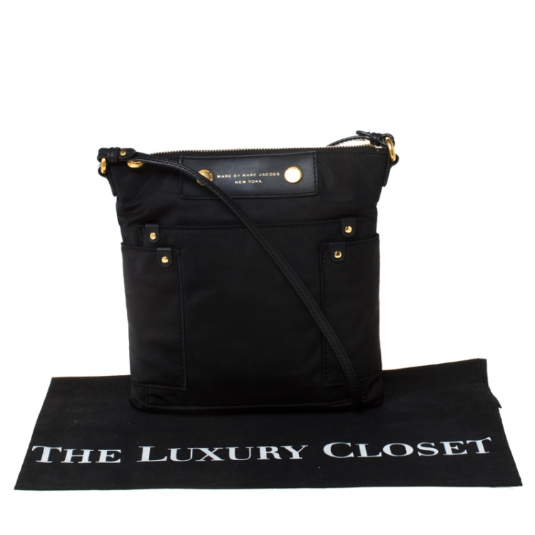 Pre Owned Marc by Marc Jacobs Black Nylon Preppy Sia Crossbody Bag