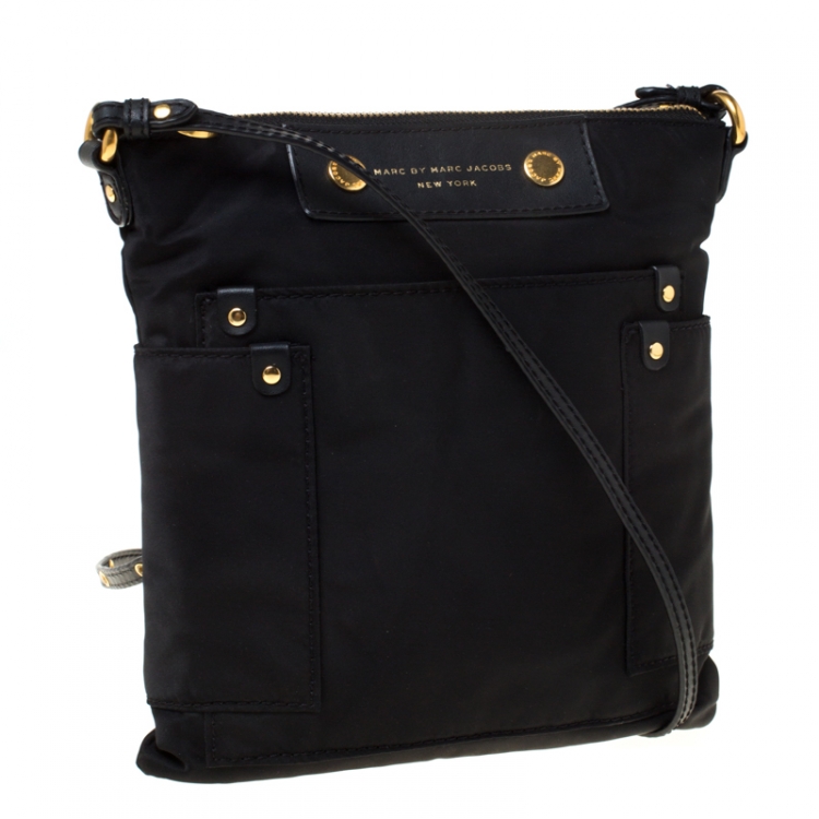 Pre Owned Marc by Marc Jacobs Black Nylon Preppy Sia Crossbody Bag