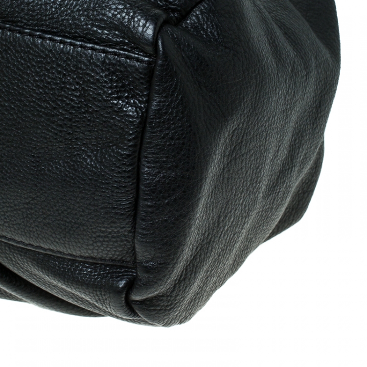 Pre Owned Marc by Marc Jacobs Black Leather  Classic Q Francesca Shoulder Bag 