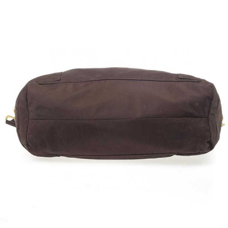 Pre Owned Marc by Marc Jacobs Brown Preppy Nylon Elizababy Bag