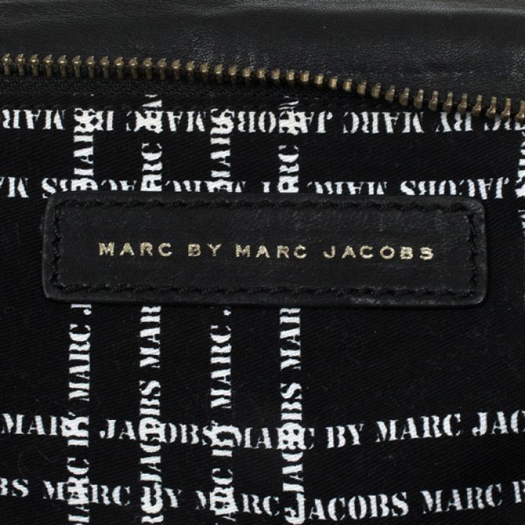 Pre Owned Marc by Marc Jacobs Metal Check Wristlet Clutch