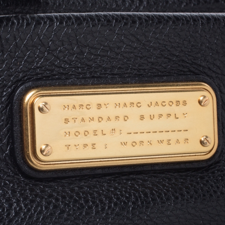 Pre Owned Marc by Marc Jacobs Black Leather Classic Q Percy Crossbody Bag
