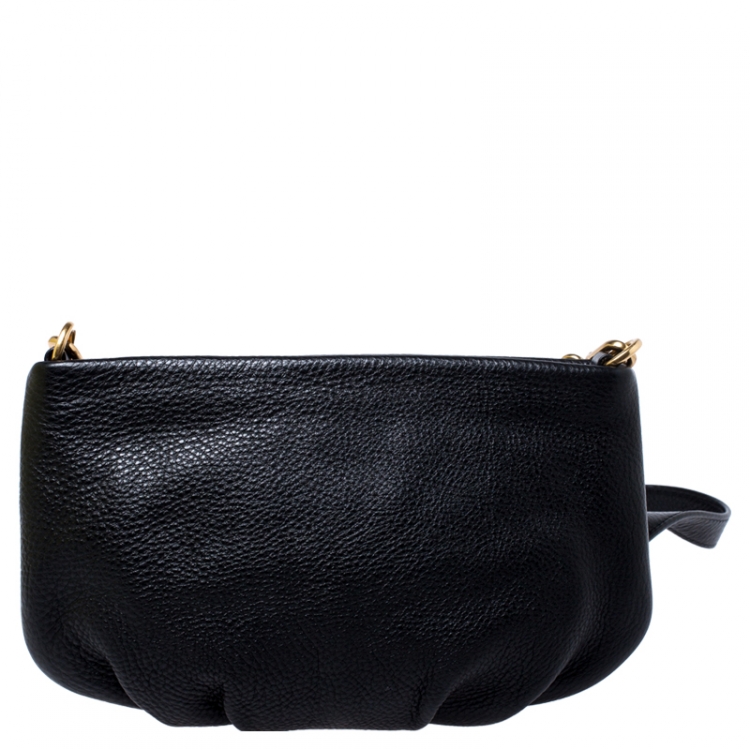 Pre Owned Marc by Marc Jacobs Black Leather Classic Q Percy Crossbody Bag