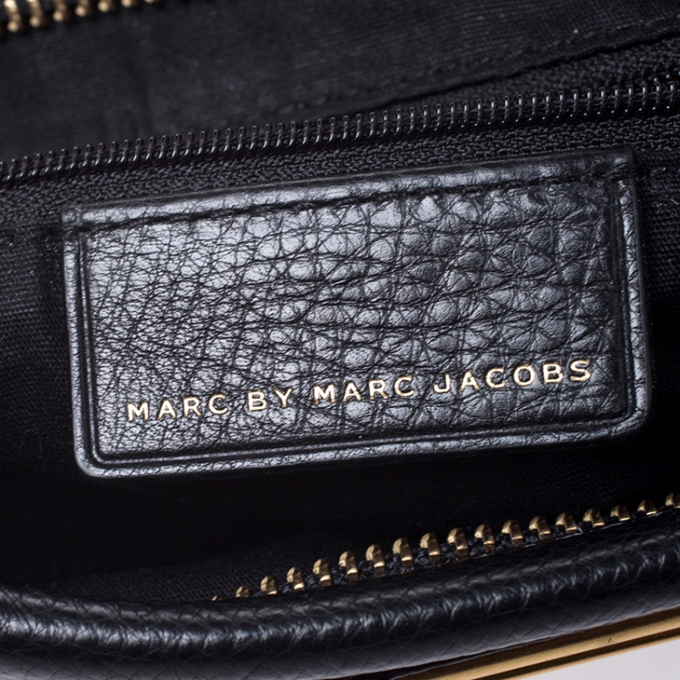 Pre Owned Marc by Marc Jacobs Black Leather Classic Q Percy Crossbody Bag