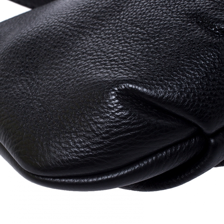 Pre Owned Marc by Marc Jacobs Black Leather Classic Q Percy Crossbody Bag
