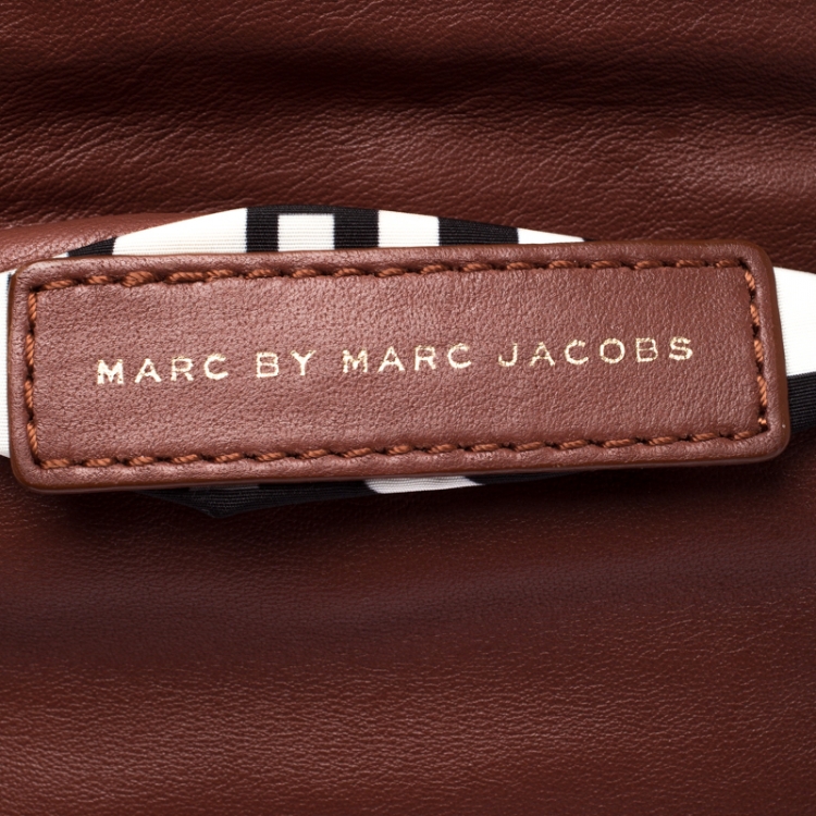 Pre Owned Marc by Marc Jacobs Brown Leather Petal to the Metal Crossbody Bag