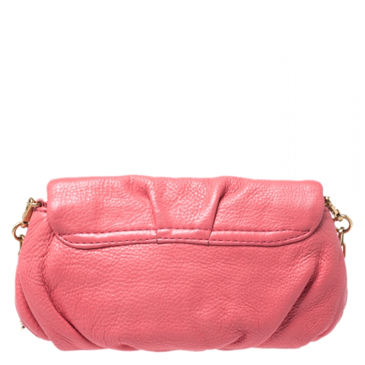 Pre Owned Marc by Marc Jacobs Coral Leather Classic Q Karlie Crossbody Bag